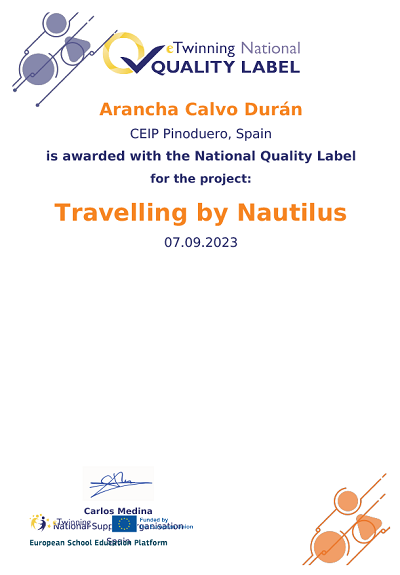 Sello Calidad Travelling by Nautilus