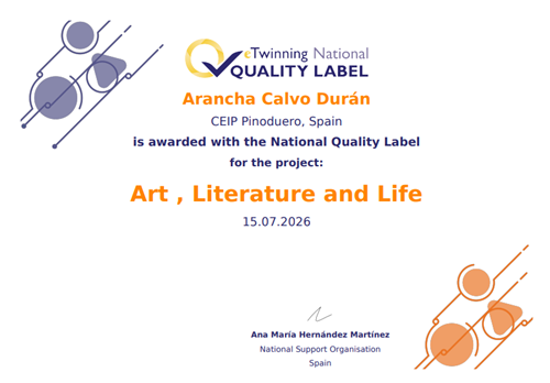 Sello Calidad Nac Art literature life Sello Calidad Nac Art literature life